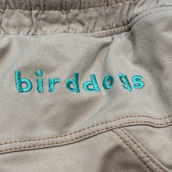 Bird Dogs Shorts Boom For Your Boomstick Mens Medium Long Lined Gym Stretch Tan - Picture 4 of 5